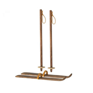 Maileg Ski and Ski Poles - Mom and Dad Mouse 