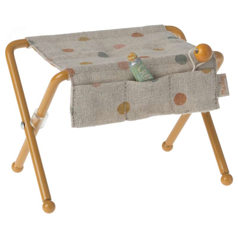 Maileg Changing table - Mouse - Ochre 