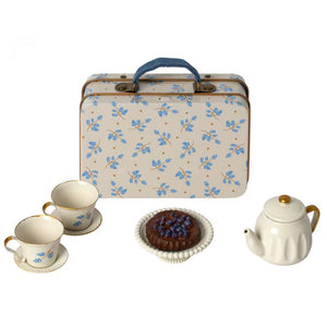 Maileg Mini Test in Suitcase - Mouse - Blue Madelaine 