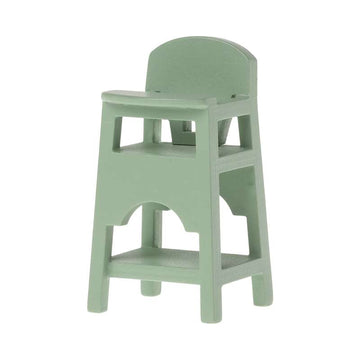 Maileg Chaise haute - Souris - Mint 