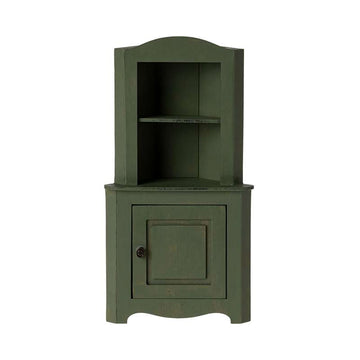 Maileg Corner cabinet - Miniature - Dark green 