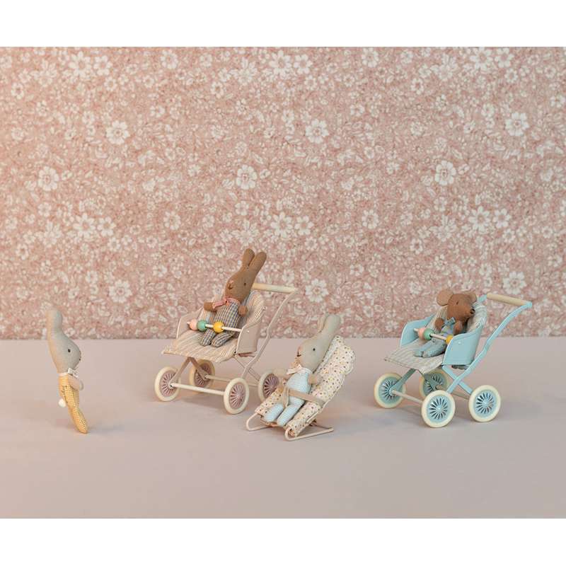 Maileg Kinderwagen - Baby - Rosa 