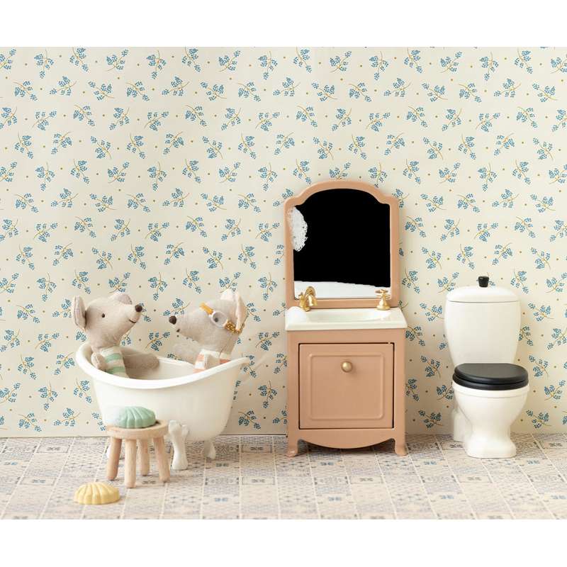 Maileg Bathroom furniture - Mouse - Powder 