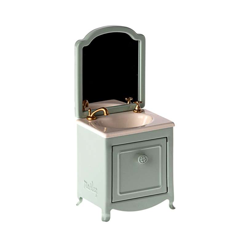 Maileg Bathroom furniture - Mouse - Mint 