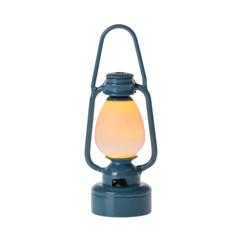 Maileg Vintage Laterne - Maus - Blau 