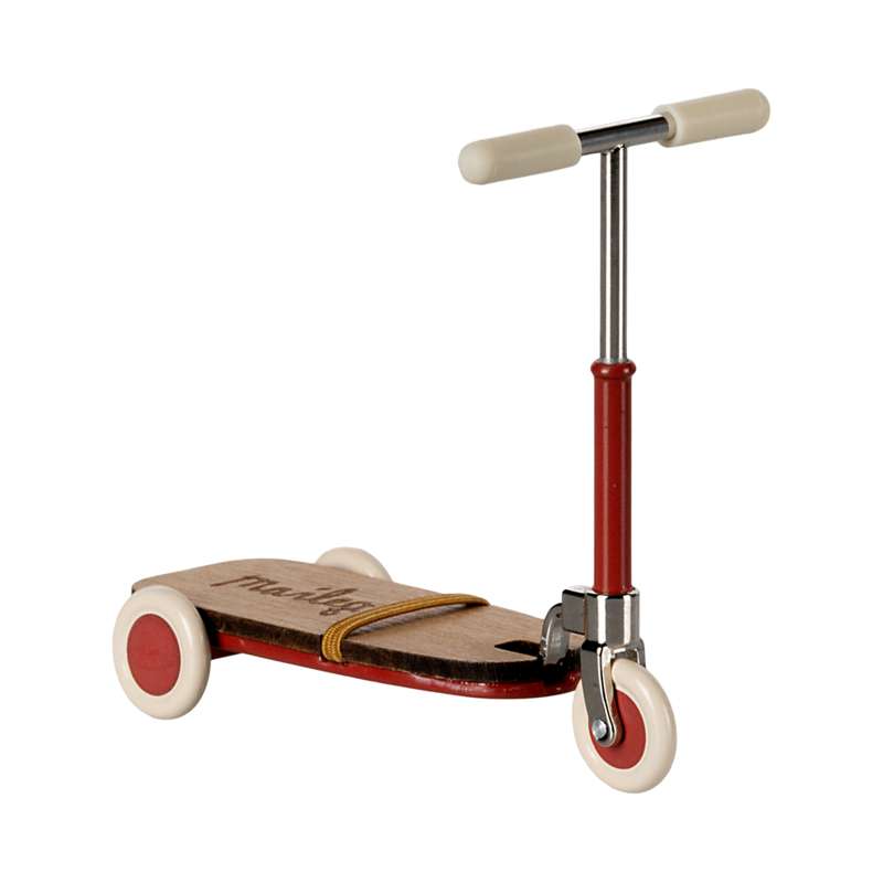 Maileg Patinete - Ratón - Rojo 