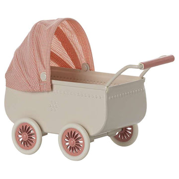 Maileg Kinderwagen - Maus - Koralle 