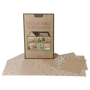 Maileg Stickere pentru tapet pentru Mouse Hole Farmhouse - 7 buc. 
