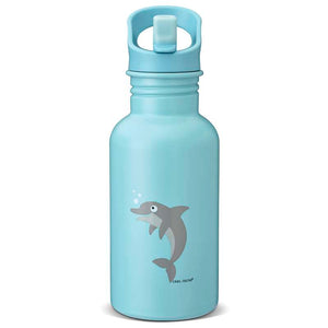 Carl Oscar Bottiglia in acciaio - Bambini - 0.5L - Delfino - Chiaro Blu 