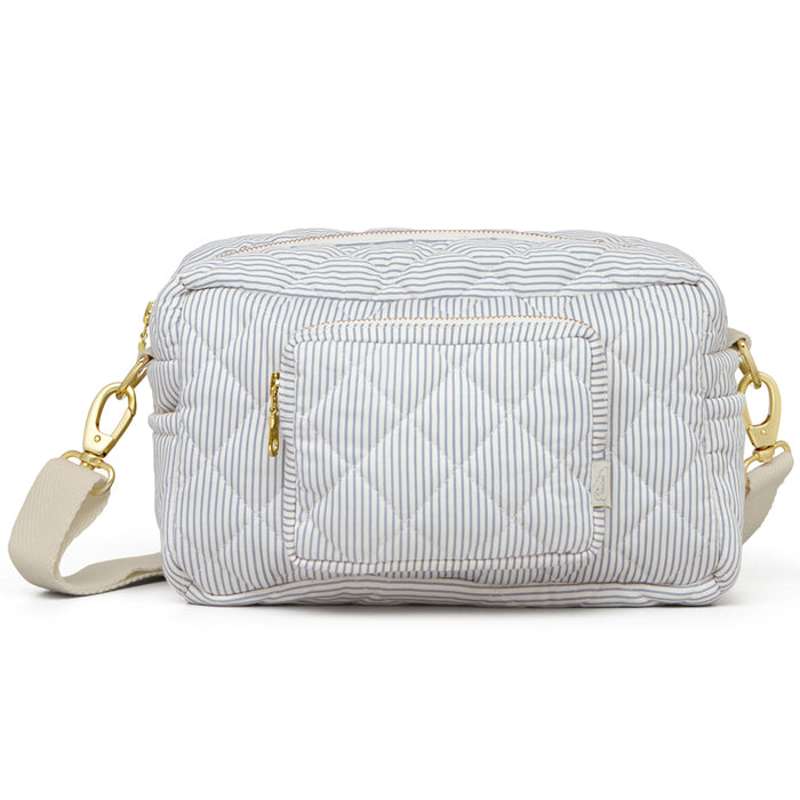 Cam Cam Copenhagen Bolsa de pañales - Pequeña - OCS - Rayas clásicas azules 