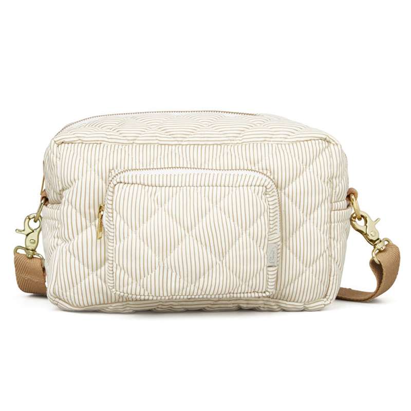 Cam Cam Copenhagen Diaper bag - Small - OCS - Classic Stripes Camel 