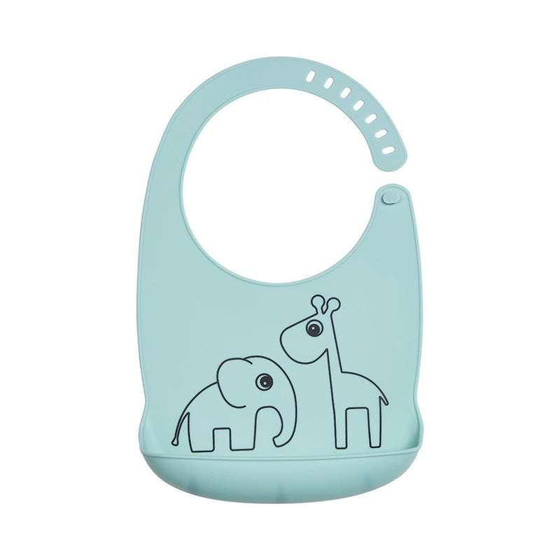 Done by Deer Silicone bib - Blue 