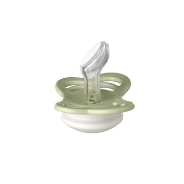 Bibs Couture Pacifier - sz. 1 - Silicone - GLOW - Sage 