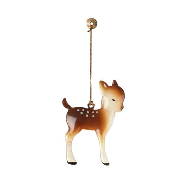 Maileg Weihnachtsornament aus Metall - Bambi - Klein 