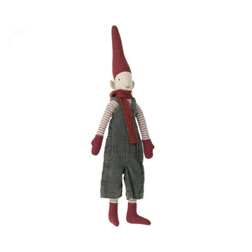 Maileg Pixy Duende - Mini - Rapaz com Calças de Algodão (31 cm.) 