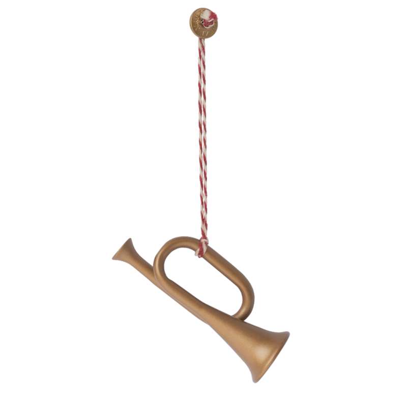 Maileg Christmas Ornament in Metal - Bambi - Grå (9 cm.) 