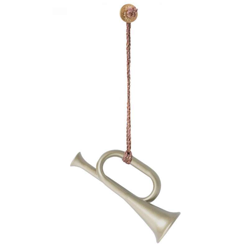 Maileg Ornament de Crăciun din Metal - Bambi - Grå (9 cm.) 