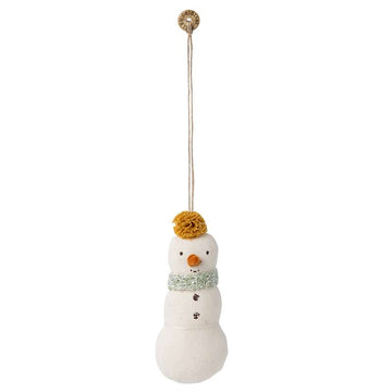 Maileg Adorno navideño de tela - Muñeca de nieve 