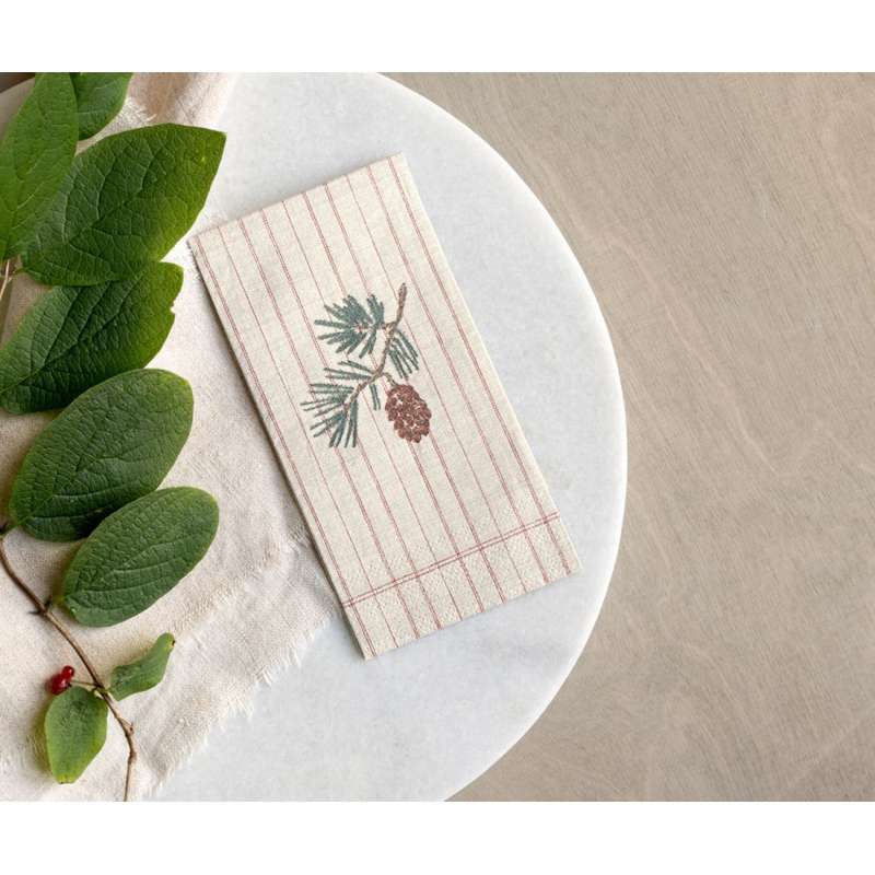 Maileg Napkins - Christmas Twig - Small 