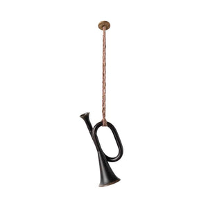 Maileg Jouluornamentti Metallista - Trumpetti - Antrasiitti 
