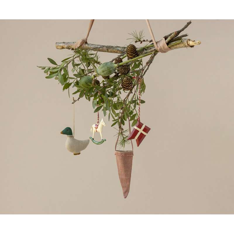 Maileg Ornamento di Natale - Anatra - Verde 