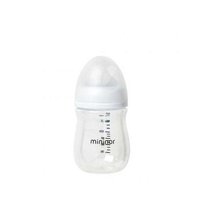 Mininor Plastic Baby Bottle - 160 ml - 0m+ 