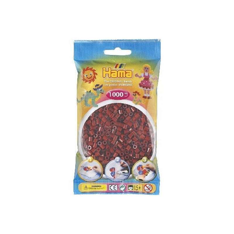 HAMA Perles Midi - 1000 pcs. - Bordeaux (207-30) 