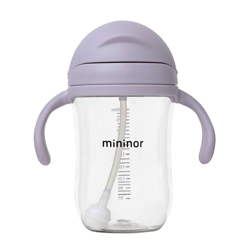 Mininor Straw cup - Tritan - 330ml - Syringa 
