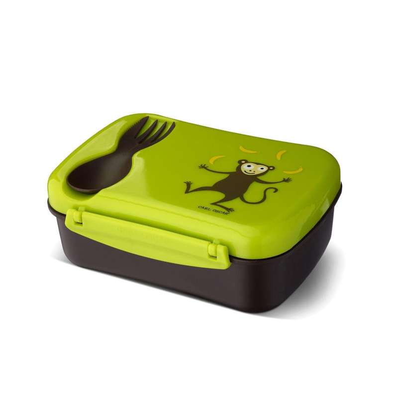 Carl Oscar Lunch box con elemento refrigerante - Scimmia (Lime) 