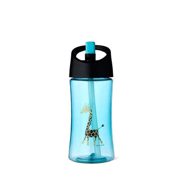 Carl Oscar Bouteille d'eau pour enfants - 0,35 L - Girafe (Turquoise) 