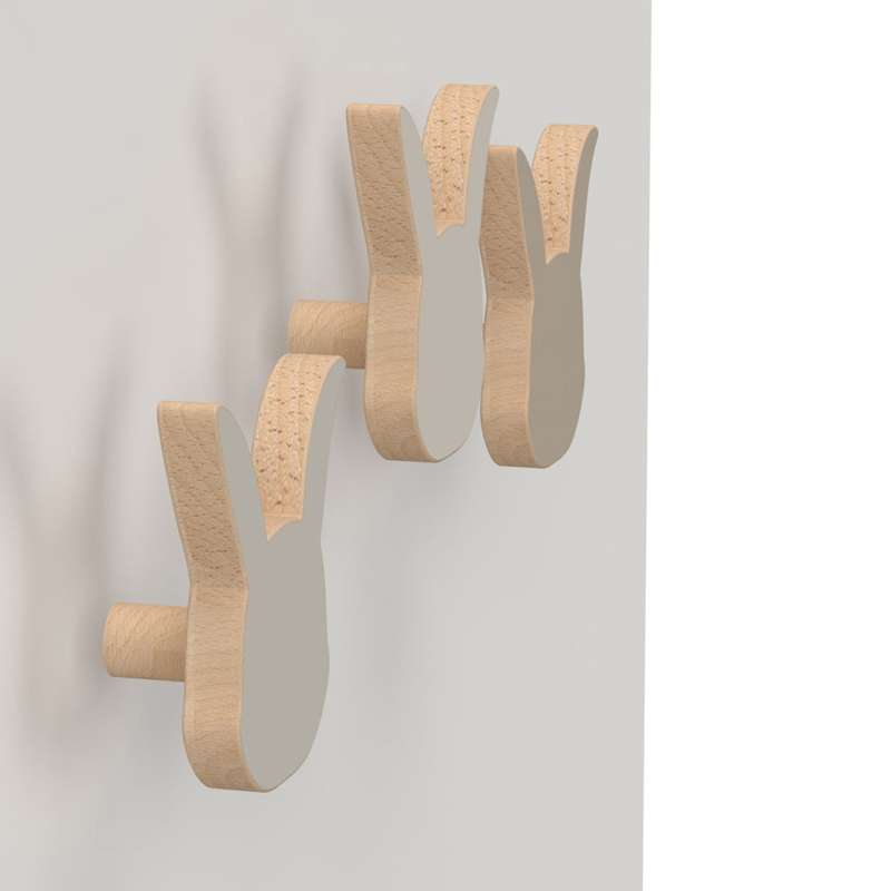 Cam Cam Copenhagen Haken Kanin - 3er-Pack - FSC 100% 
