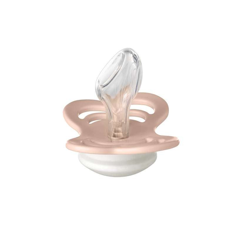 Succhietto Bibs Couture - tg. 2 - Silicone - GLOW - Blush 