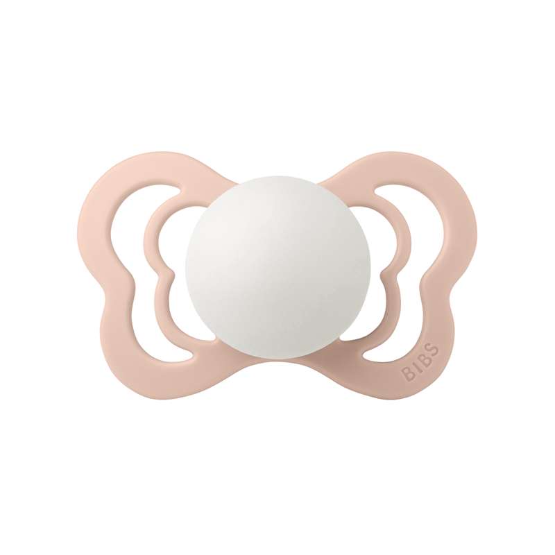 Bibs Couture Schnuller - Gr. 2 - Silikon - GLOW - Rouge 