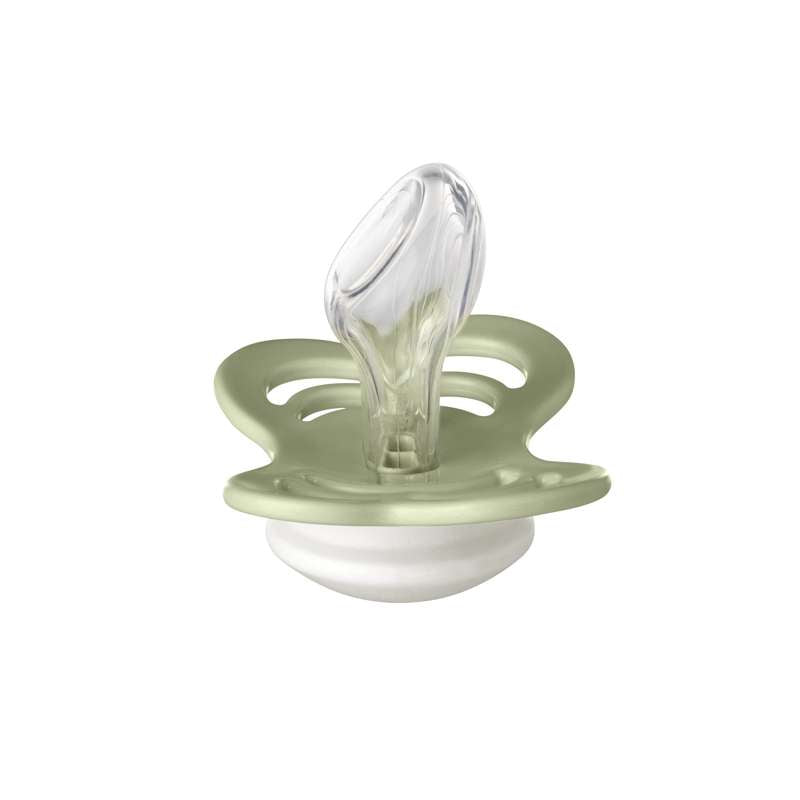 Suzeta Bibs Couture - măr. 2 - Silicon - GLOW - Sage 