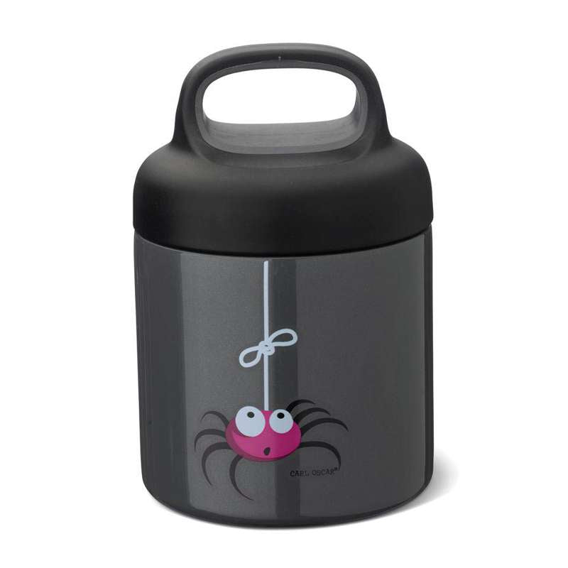 Carl Oscar LunchJar termospurkki - 0.3L - Hämähäkki (Harmaa) 