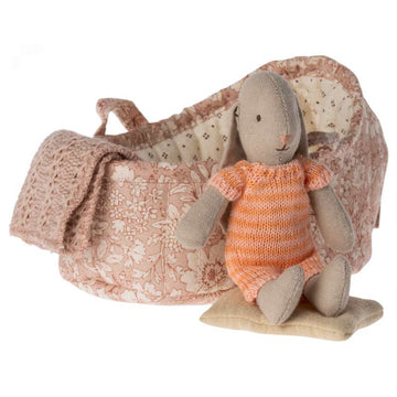 Maileg Konijn in Babylift - Micro - Oranje 