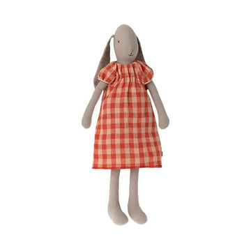 Maileg Coniglio - Taglia 3 - Chiaro - Vestito Rosso 