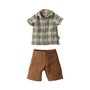 Maileg Bluse og Shorts - str. 3 