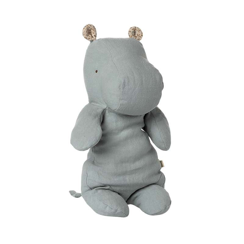 Maileg Safari Friends - Hippopotamus - Medium - Blue/Grå 