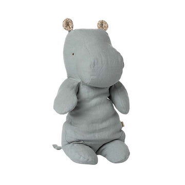 Maileg Safari Friends - Hippopotamus - Medium - Blue/Grå 