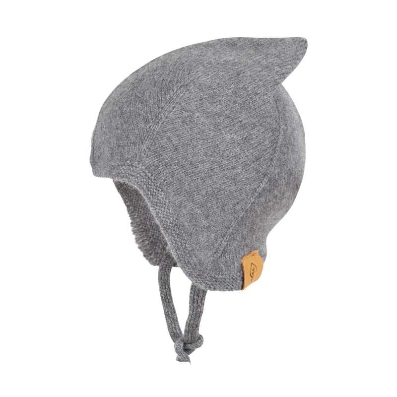 Gorro Pure Pure - Bebé - Caxemira - Cinzento ardósia