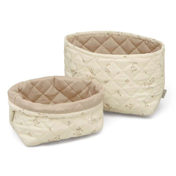 Cam Cam Copenhagen Quilted Oppbevaringskurver - 2 stk. - OCS - Ashley/Latte 