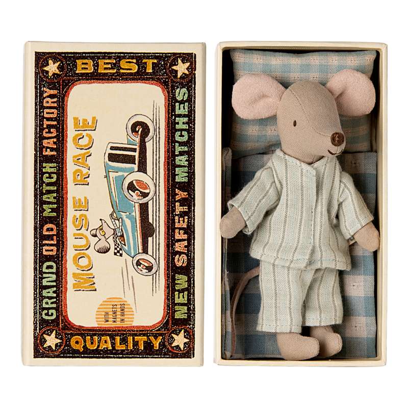 Maileg Big Brother Mouse in Matchbox 