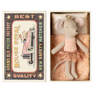 Maileg Princess Mouse - Little Sister in Matchbox 
