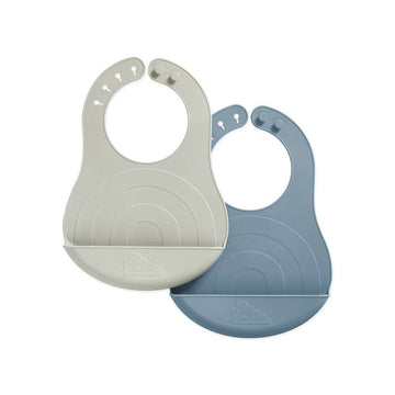 Cam Cam Copenhagen Bib - Rainbow - 2-Pack - Midnight Mix 