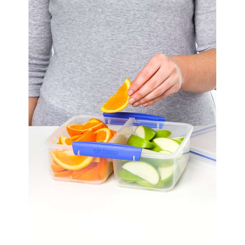 Sistema Almacenamiento de alimentos - Split - 1.9L - Azul oscuro 