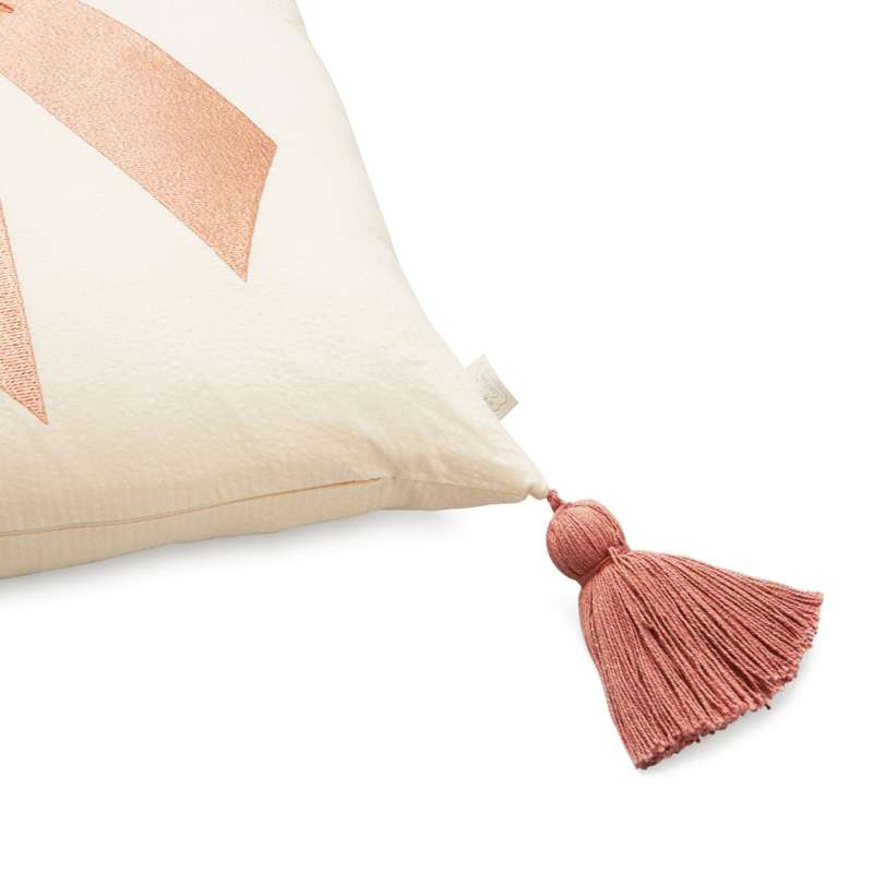 Cam Cam Copenhagen Cushion - Embroidered with Tassels - OCS - Bows 