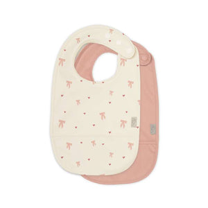 Cam Cam Copenhagen Bib apron with pocket - 2-pack - Bows 