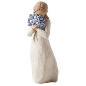Willow Tree Oublie-moi pas Figurine (fille avec myosotis) 