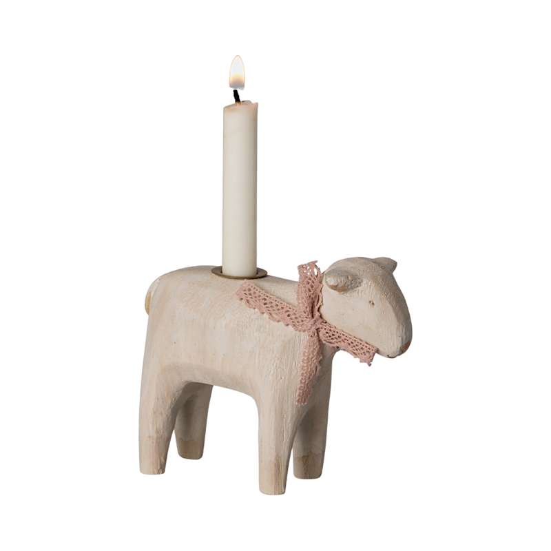 Maileg Candle holder - Lamp - Rosa 